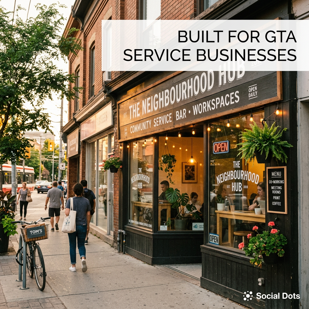 Built for GTA service businesses — Toronto storefront