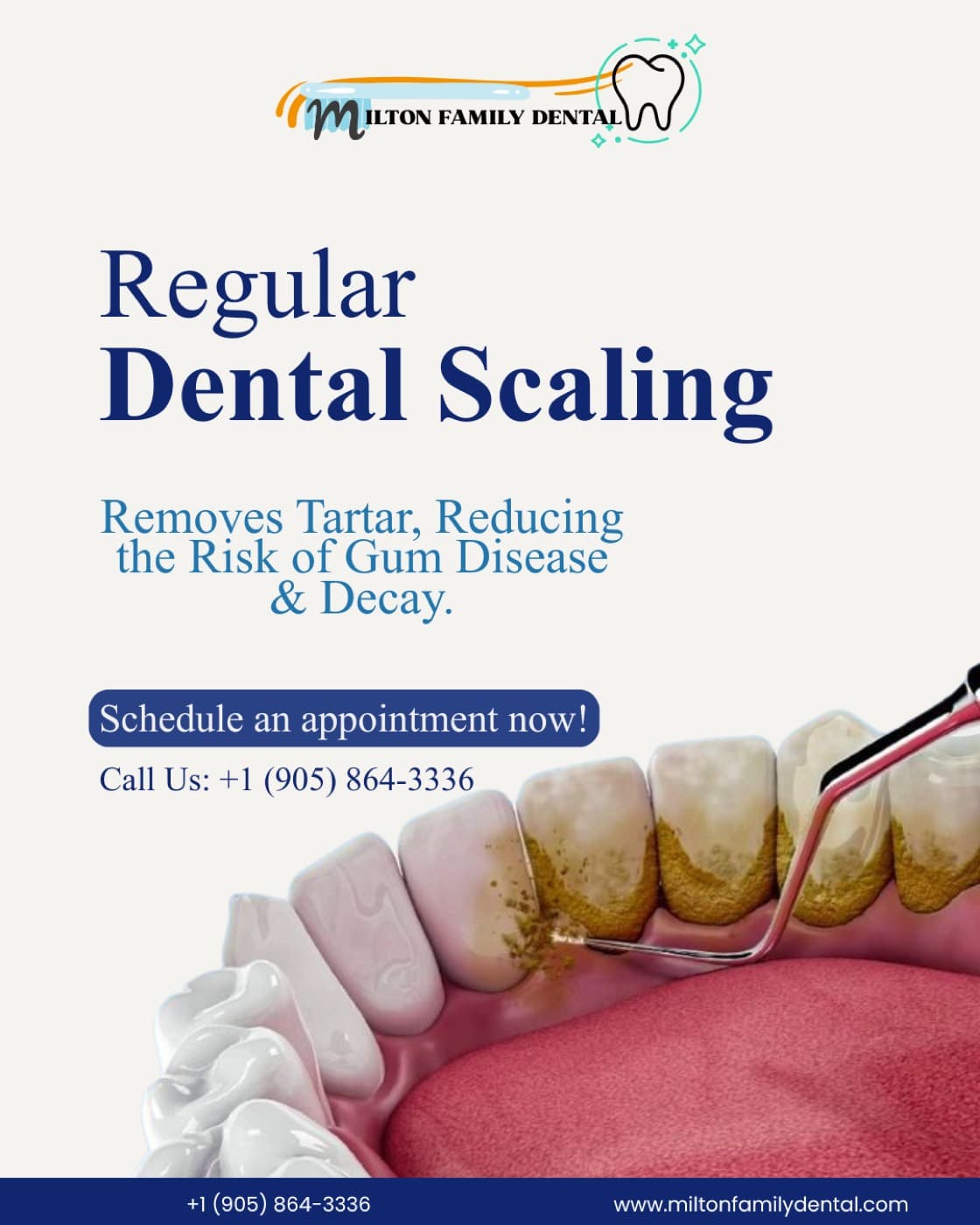 Dental myth-busting carousel slide 1