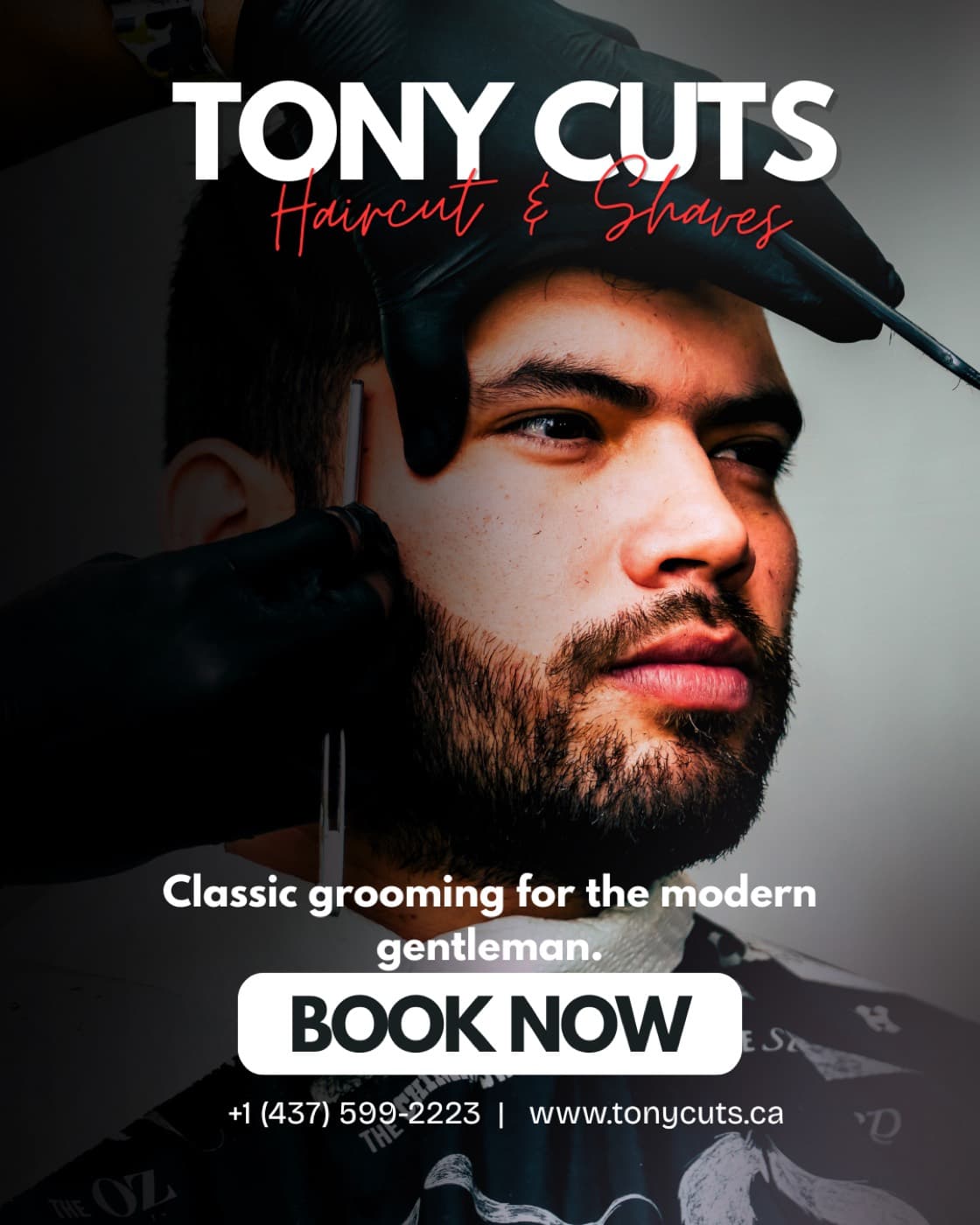 Barbershop haircut showcase post